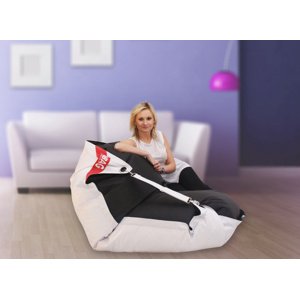 BEANBAG Sedací vak 189x140 duo white - black