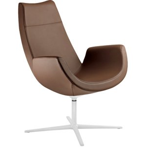 LD SEATING Konferenční křeslo RELAX, RE-V-RA,F27-N0, hliníkový kříž bílý