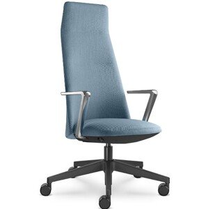 LD SEATING Kancelářské křeslo MELODY DESIGN 795-FR, F40-N1, kříž hliník černý