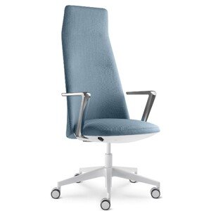 LD SEATING Kancelářske křeslo MELODY DESIGN 795-FR, F40-N0, kříž hliník bílý