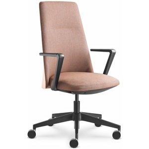 LD SEATING Kancelářské křeslo MELODY DESIGN 785-FR, F40-N1, kříž hliník černý