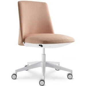LD SEATING Kancelářské křeslo MELODY DESIGN 775-FR, F40-N0, kříž hliník bílý