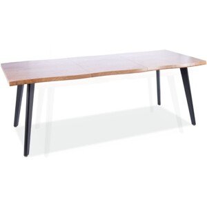 SIGNAL Jídelní rozkládací stůl Fresno dub artisan 120-180 cm