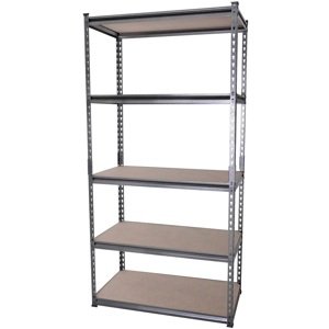 ROJAPLAST Regál 90x45x180 pozink, šedý