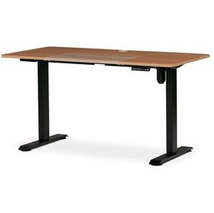AUTRONIC výškově nastavitelný stůl LT-W140 BUK, 140x70 cm