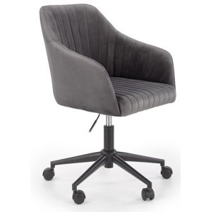 HALMAR Designové křeslo FRESCO šedé