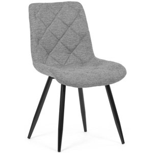 AUTRONIC jídelní židle CT-382 SIL2 světle šedá