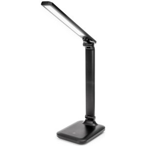 PALA Platinet stolní LED lampa Remus 5W stmívatelná, dotykové ovládání, USB port, černá