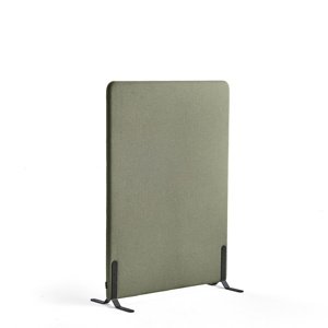 Paraván ZONE, 1360x1000x46 mm, potah Rivet, černé nohy, zelenomodrá