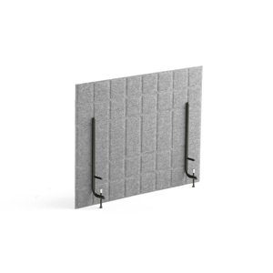 Stolový paraván Split, 800x600 mm, světle šedý