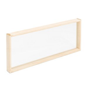 Paraván Duo - nástavec, 1000x400 mm, bříza, sklo