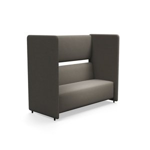 Akustická pohovka CLEAR SOUND, 3místná, potah Pod CS, taupe