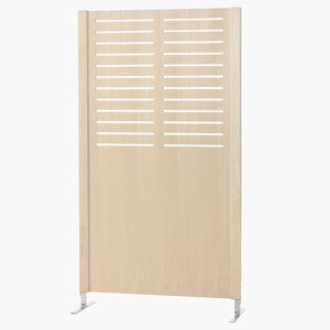 Dřevěný paraván Free, vzor pruh, 1720x940 mm, bříza