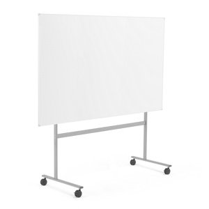 Bílá magnetická tabule DORIS, mobilní, jednostranná, 2000x1200 mm