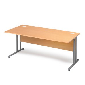 Kancelářský stůl Flexus 160 x 80 cm, světle hnědá