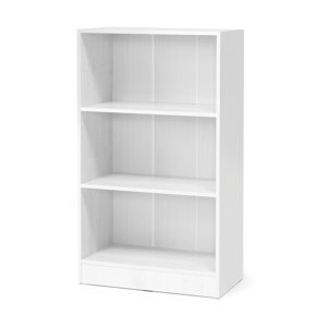 Kancelářská skříň Flexus 132.5 x 41.5 x 76 cm, bílá, lamino