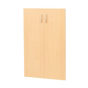 Dveře ke skříním Flexus 121 cm, světle hnědá