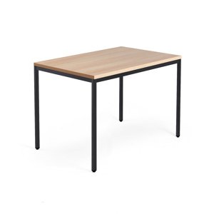 Psací stůl Modulus 4 nohy 120 x 80 cm, světle hnědá