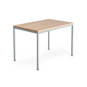Psací stůl Modulus 4 nohy 120 x 80 cm, světle hnědá