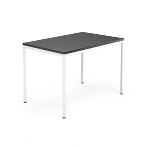 Psací stůl Modulus 4 nohy 120 x 80 cm, černá