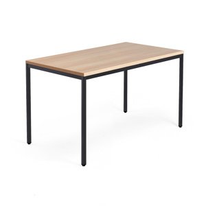 Psací stůl Modulus 4 nohy 140 x 80 cm, světle hnědá