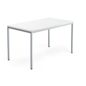 Psací stůl Modulus 4 nohy 140 x 80 cm, bílá