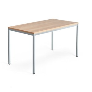 Psací stůl Modulus 4 nohy 140 x 80 cm, světle hnědá