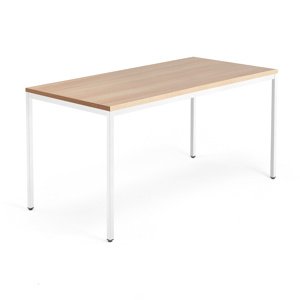 Psací stůl Modulus 4 nohy 160 x 80 cm, světle hnědá