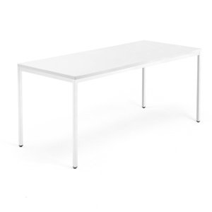 Psací stůl Modulus 4 nohy 180 x 80 cm, bílá