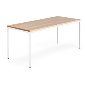 Psací stůl Modulus 4 nohy 180 x 80 cm, světle hnědá