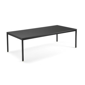 Jednací stůl Modulus 240 x 120 cm, černá