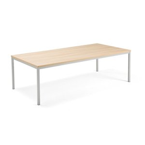 Jednací stůl Modulus 240 x 120 cm, světle hnědá