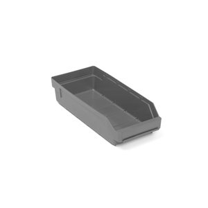Skladová nádoba Reach, 400x180x95 mm, recyklovaný plast, šedá