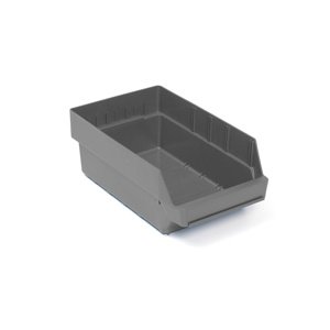 Skladová nádoba Reach, 400x240x150mm, recyklovaný plast, šedá