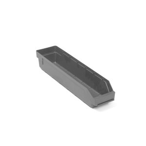 Skladová nádoba Reach, 500x120x95 mm, recyklovaný plast, šedá