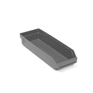 Skladová nádoba Reach, 500x180x95 mm, recyklovaný plast, šedá