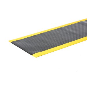Průmyslová rohož Secure, šířka 910 mm, metráž, černá, žlutá