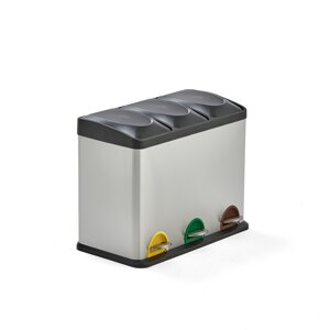 Koš na tříděný odpad Addison, 3 nádoby, 45 l