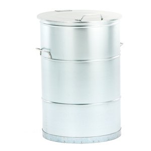 Nádoba na odpad Liston, 160 l, galvanizovaná