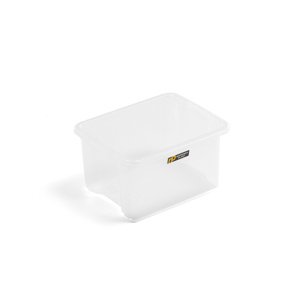 Plastová přepravka, 15 l, průhledná