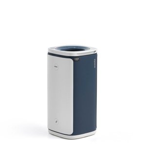 Koš na tříděný odpad NORTON, směsný odpad, 60 l, šedá/modrá, šedé víko