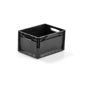Plastová přepravka EURO RECYCLED, 20 l, 400x300x220 mm