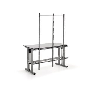 Zadní rám ke stolu MOTION s elektrickým polohováním, se 3 sloupky, 1500x800 mm