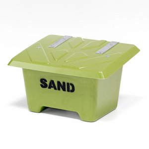 Nádoba na posypový materiál, 65 l, zelená
