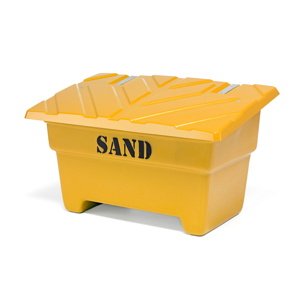 Nádoba na posypový materiál, 550 l, žlutá