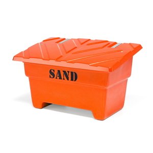 Nádoba na posypový materiál, 550 l, oranžová