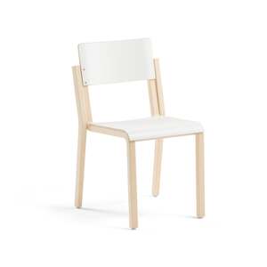 Dětská židle DANTE, výška 460 mm, bříza/bílá