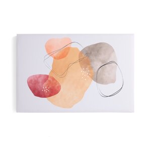 Akustický panel IMAGE, umění, 1200x800 mm, oranžová
