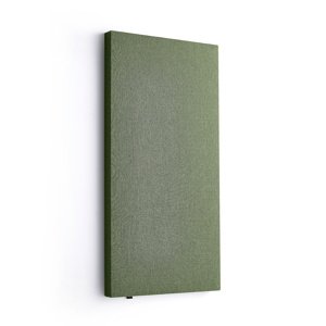 Akustický panel POLY, obdélník, 600x1180x56 mm, nástěnný, zelená