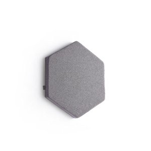 Akustický panel POLY, šestiúhelník, 600x600x56 mm, nástěnný, fialová